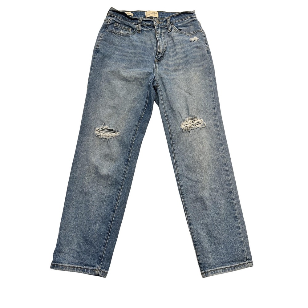 Universal Thread Jeans Womens‎ 4 Regular High Rise 90s Slim Distressed Stretch